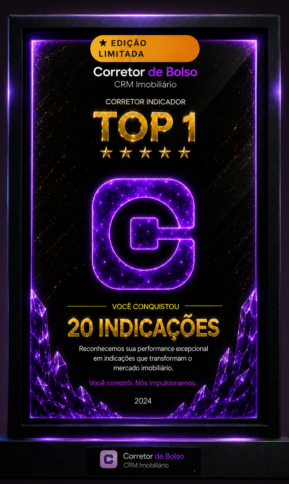 Placa Roxa — 20 indicações